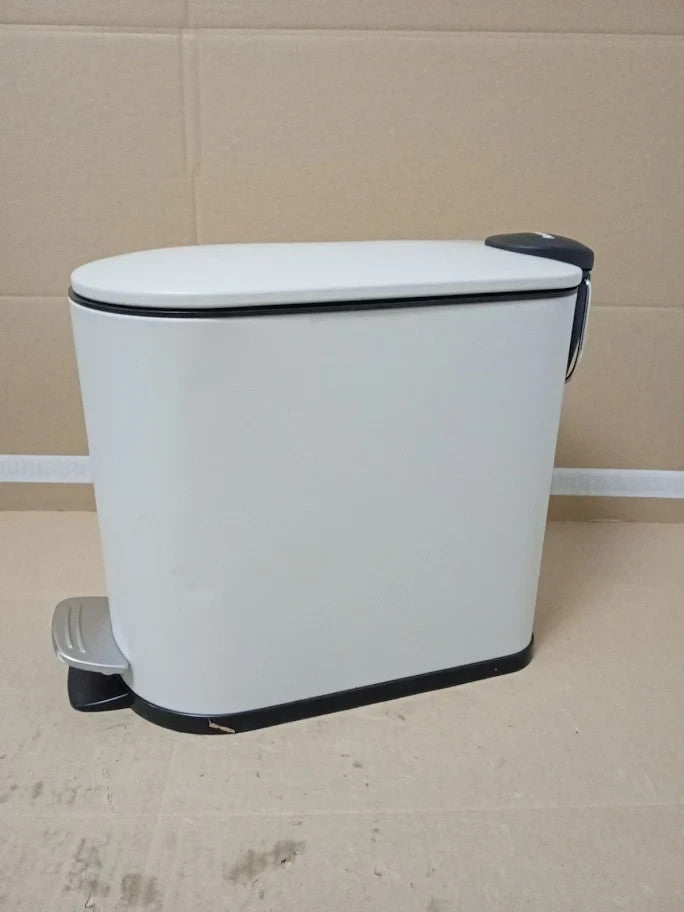 Beldray Bathroom Pedal Bin 5Litre Small Toilet Bin Soft Closing Lid Grey
