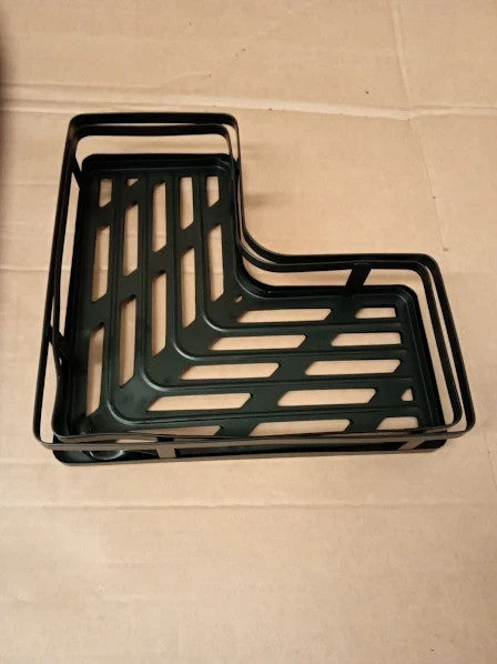 Zvzm Shower Shelves Storage Rack Basket Corner Caddy No Drilling 25x25x5.5cm