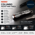 Nebo Columbo Pocket Mini Torch Small EDC Battery Power Inspection Flashlight
