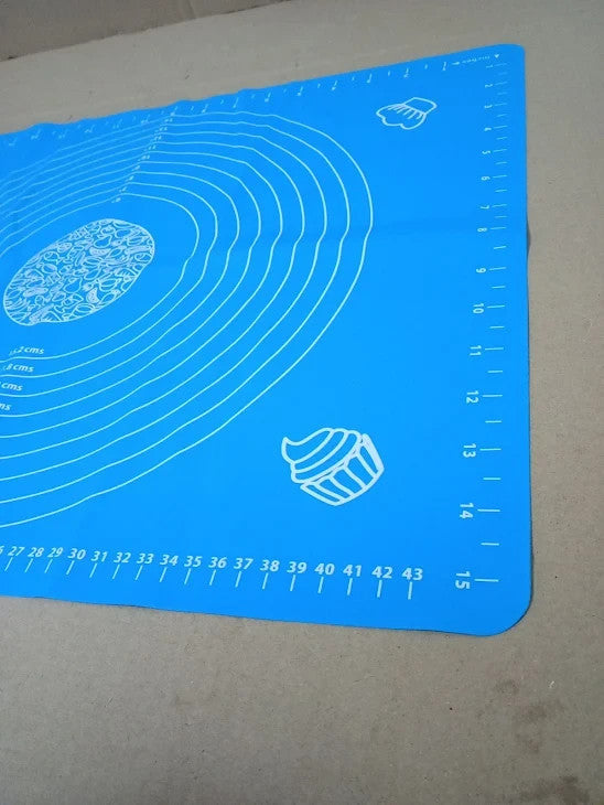 Non Stick Silicone Baking Pastry Mat 19.7x15.8in Non Slip Mat Fondant New