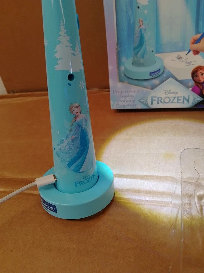 Disney Frozen Lexibook Drawing Projector Kids Art Toy Blue White CRP10FZLXB New