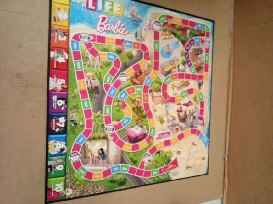 The Game Of Life Barbie Edition Board Game Cardboard English Version 8+