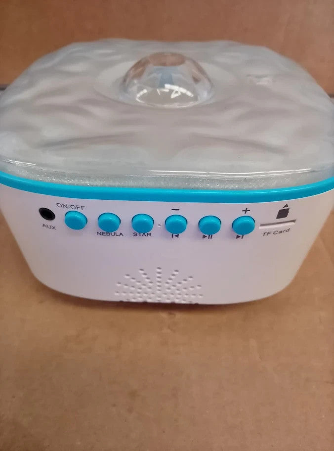 Bozhihong Galaxy Projector Star Night Light With Remote Control Timer White New