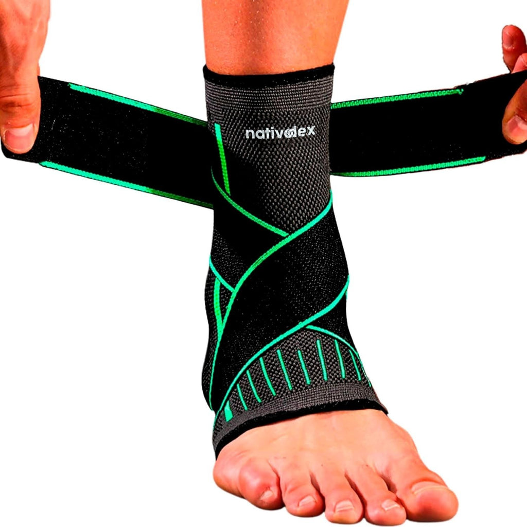 NativoDex KUQ Ankle Brace Stabilizing Preventing Sprains Support Large New