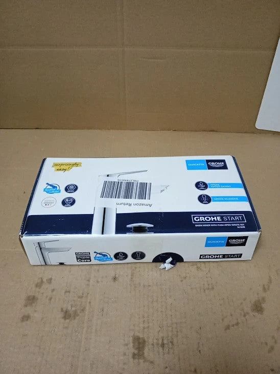 Grohe Quickfix Start Wash Basin Mixer Tap Click Clack Push Waste Set New