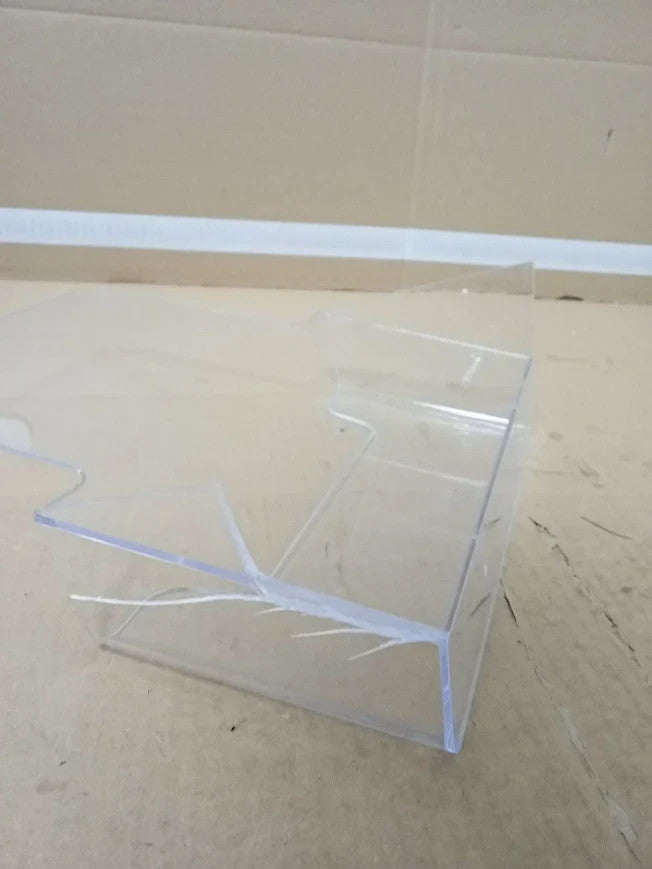 VITAdisplays Table Brochure Stand Flyer Stand Brochure Holder Transparent DIN A4