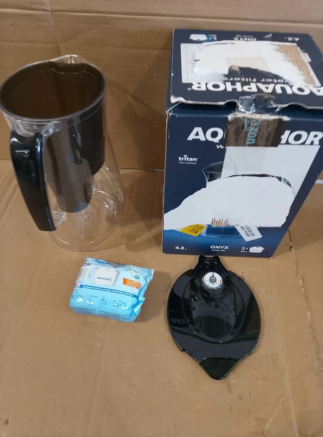 Aquaphor Onyx Black Water Filter Jug Counter Top Design 4.2L Capacity New