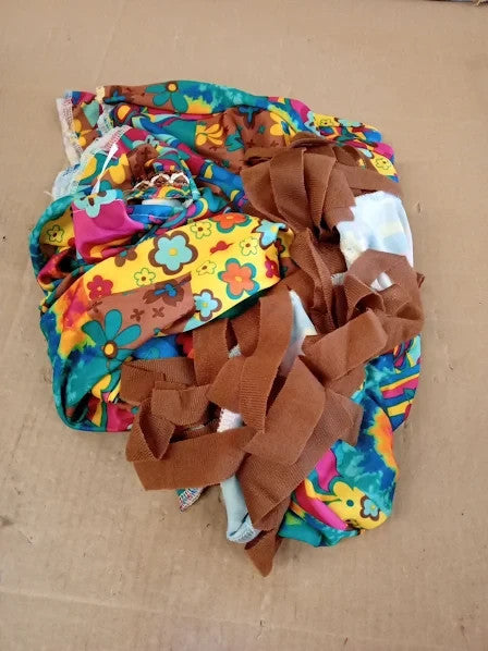 Smiffys Hippy Flower Power Costume Multi Coloured Top Trousers Headband New