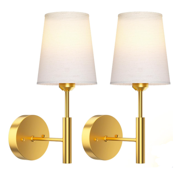 Battery Operated Wall Lights Rechargeable Wireless Sconce 28Lx27.5x19cm New