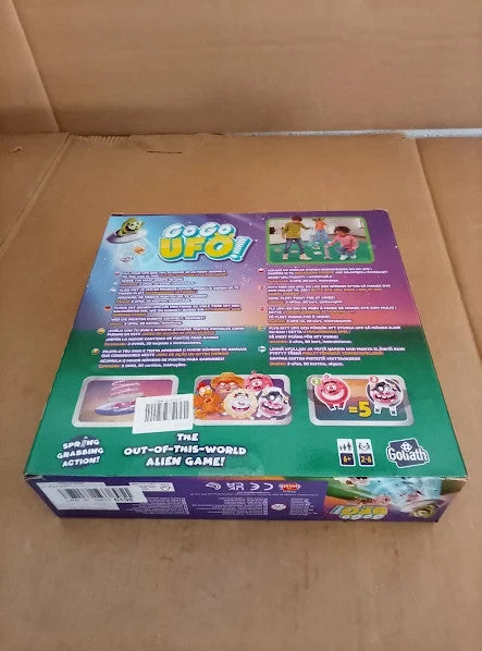 Goliath Go Go Ufo Tabletop Super Springy Alien Abduction Game 6+ New