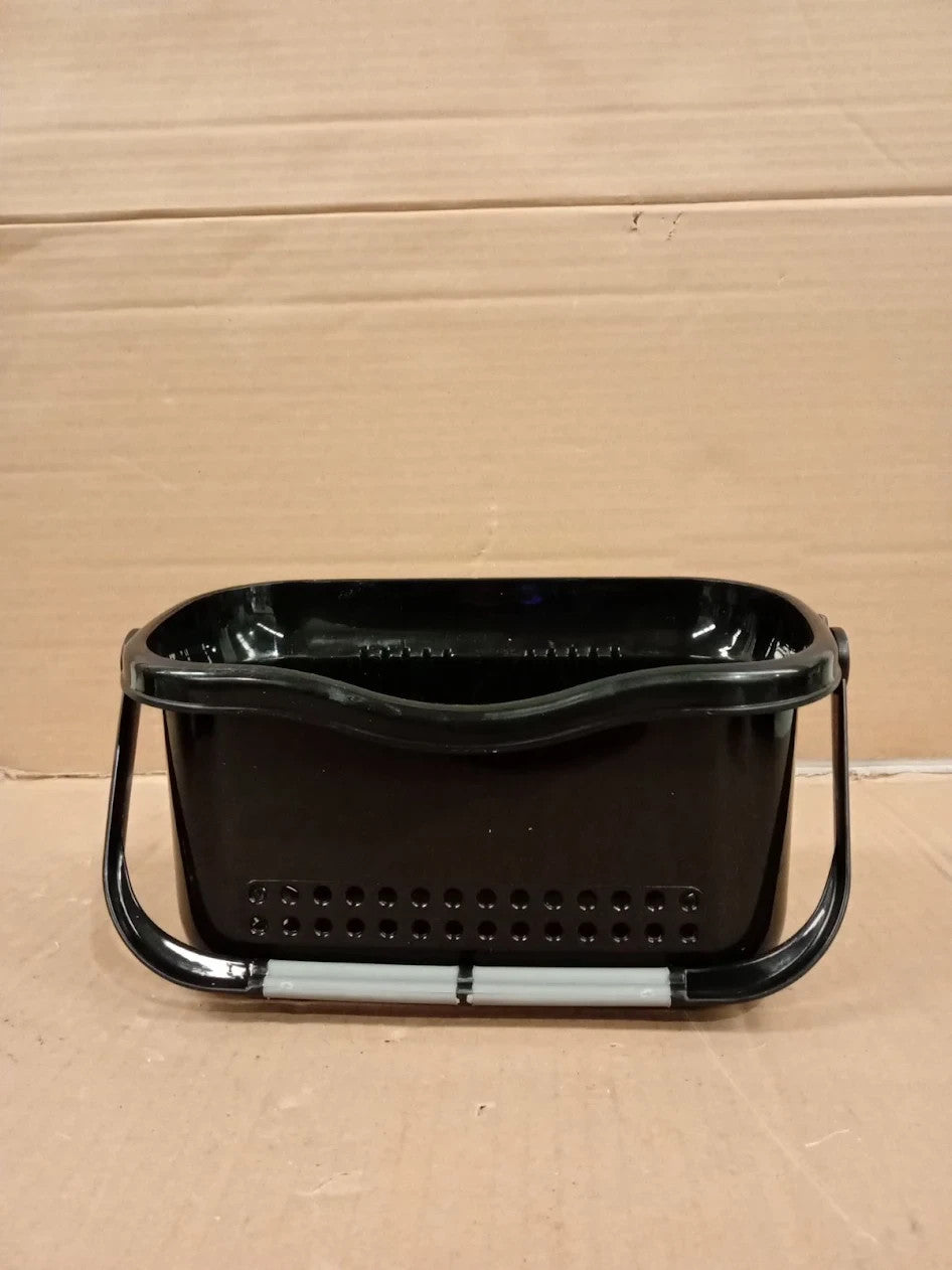ADDIS 516436 Sink Caddy Black Grey Plastic Unfinished Organize Utensils