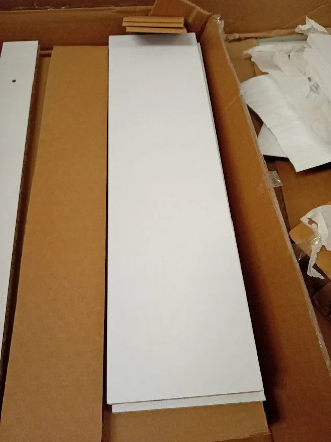 Argos Home Prime 2 Door Mirrored Cabinet Assembly White 50x60x14cm