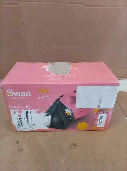 Swan 480ml Tank Queen Of Clean Handheld Carpet Cleaner 5m Power Cord 500W