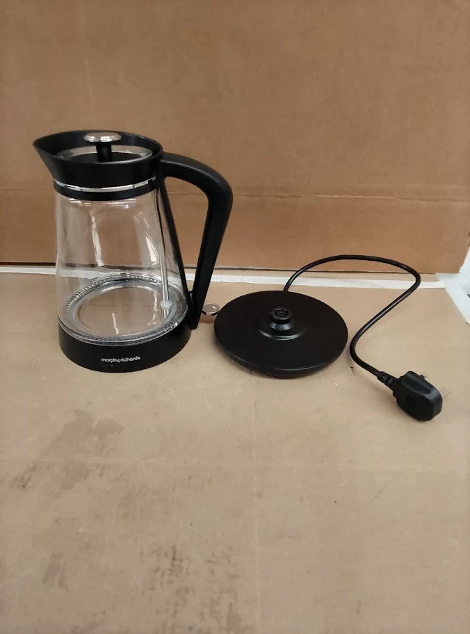 Morphy Richards Glass Kettle 1.7L Illuminated Premium Glass 3kw Rapid Boil
