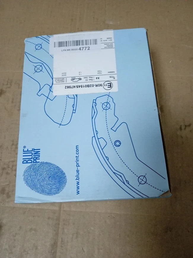 Blue Print ADN14165 Parking Brake Shoe Kit 2pc New