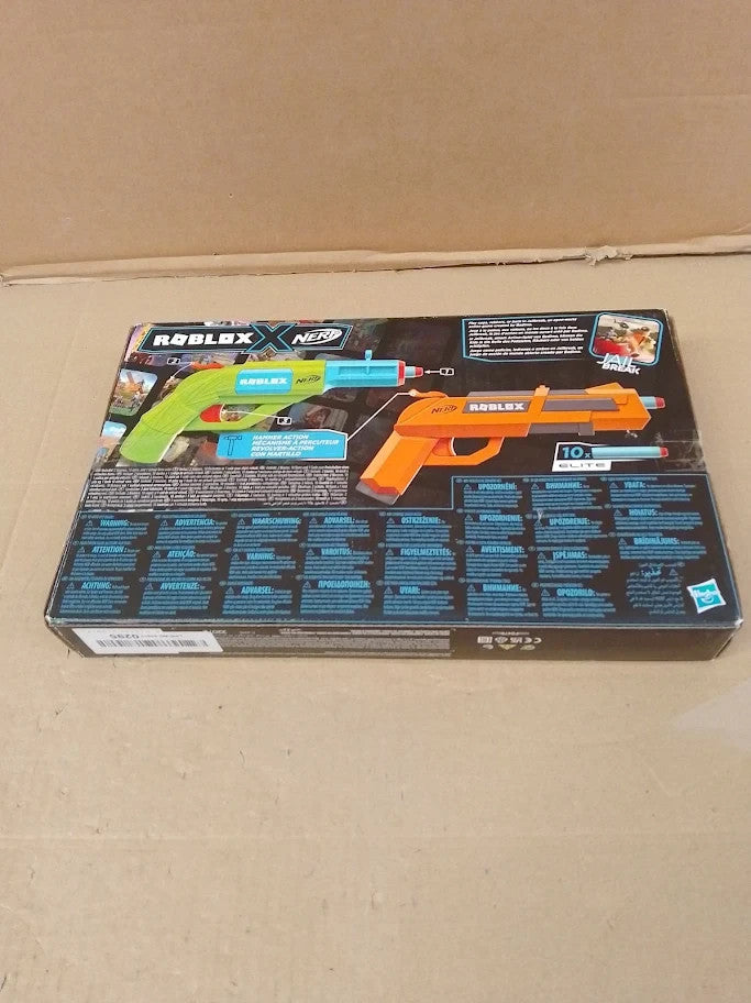 Nerf F2479EU4 Roblox Jailbreak Armoury Includes 2 Action Blasters Darts 8+ New