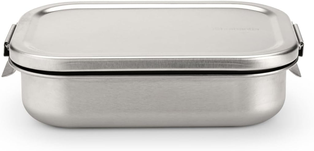 Brabantia Lunch Box Medium Stainless Steel Adjustable Divider Sandwich Snack New