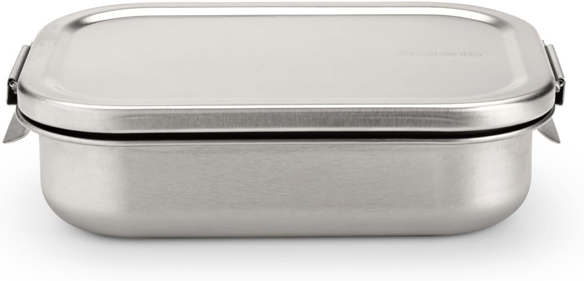 Brabantia Lunch Box Medium Stainless Steel Adjustable Divider Sandwich Snack New