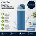 Owala FreeSip Insulated Stainless Steel Water Bottle With Straw Sports Travel