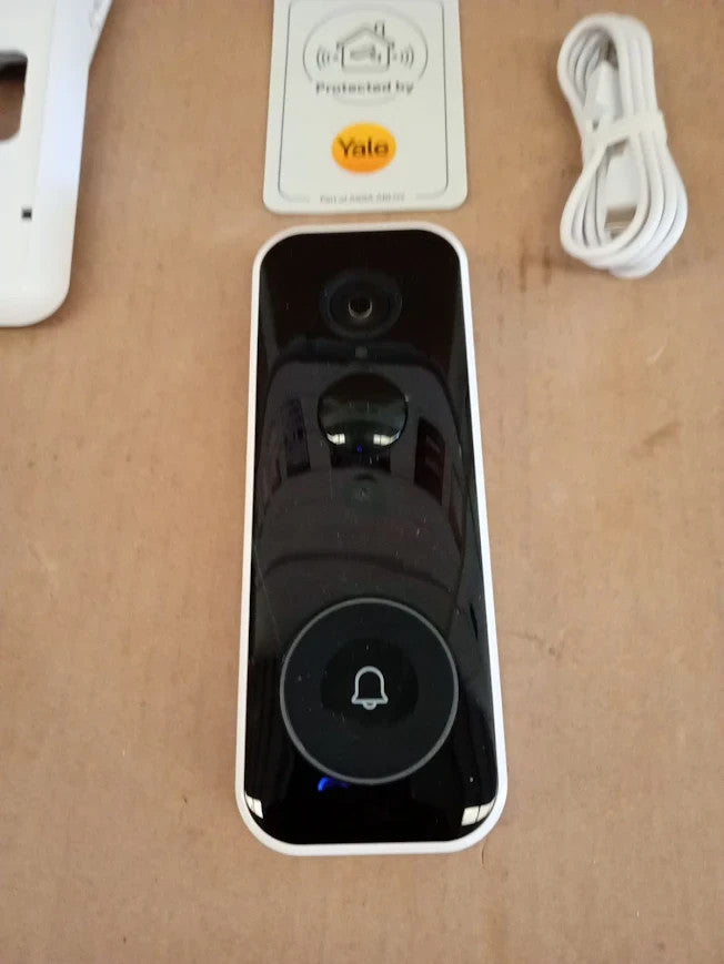 Yale Smart Video Doorbell Full HD Live View Two Way Audio Motion Recordings New