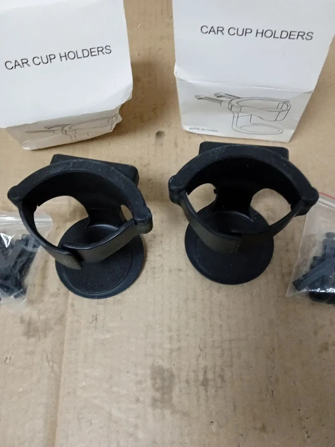 2x Universal Car Cup Holders Dashboard Door Mount Drink Holder Van Caravan New