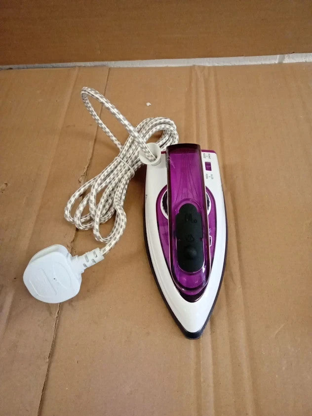 Quest 34030 1000w Travel Steam Iron Collapsible Ergonomic Handle 50ml Tank New
