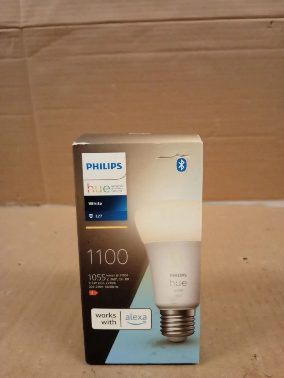 Philips Hue E27 Lamp 1 Pack 1x1055 Lm 11W Warm White Light Dimmable New