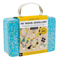 Petit Collage Animal Glam Wood Jewellery Craft Kit Set 14.8x21x7cm 6+ New