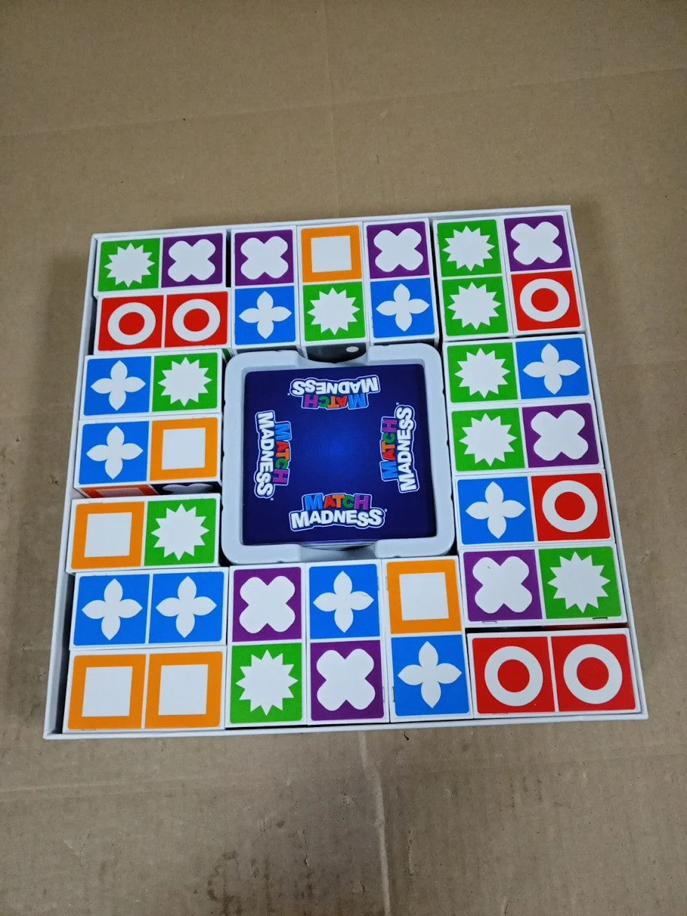 FoxMind Match Madness Family Board Games Kids Ages 7+ Teens Adults 1-4 Players