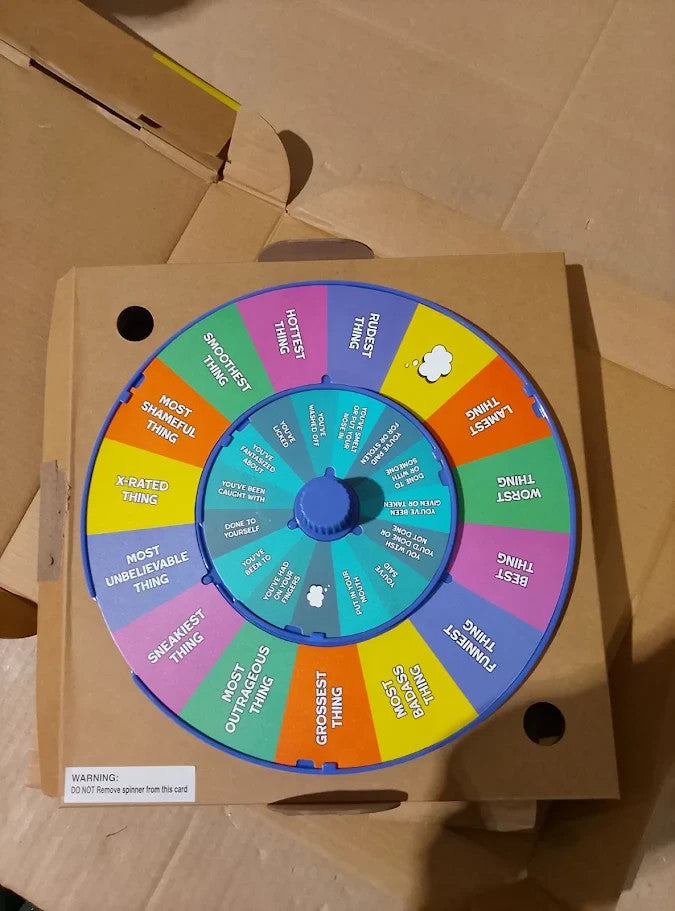 Tomy Spin Fessions Party Game Hilarious Storytelling Challenge Teens Adults New