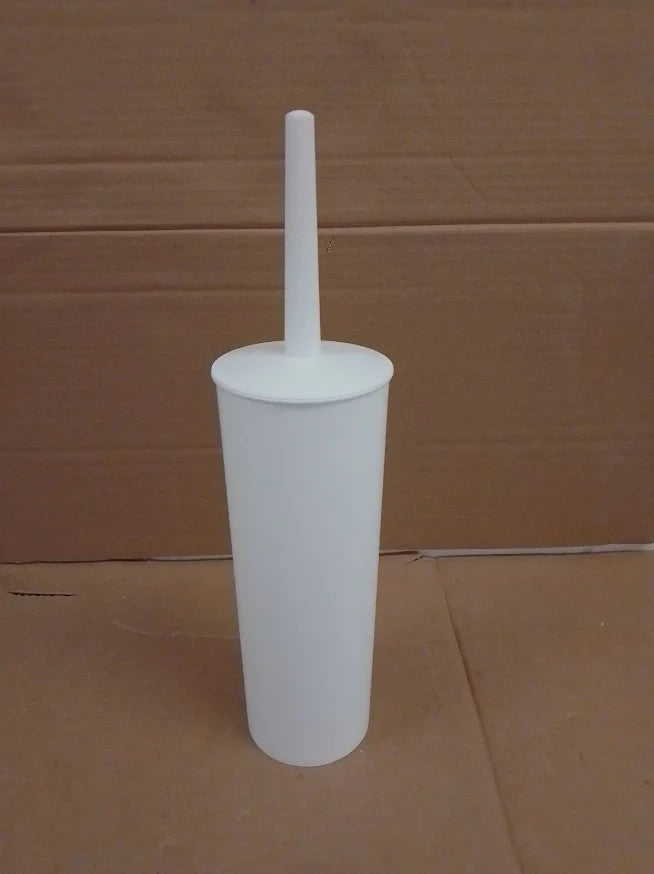 Home Essentials Plastic Toilet White Bathroom Cleaning Holder Polypropylene