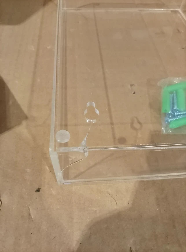 Ahandmaker Acrylic Book Display Case Wall Mount Clear Display 7x10x2in