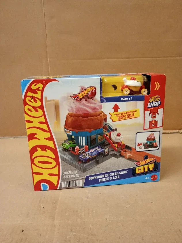 Hot Wheels Lets Race Netflix City Track Set 1 Hot Wheels Car Track Play 4+ New