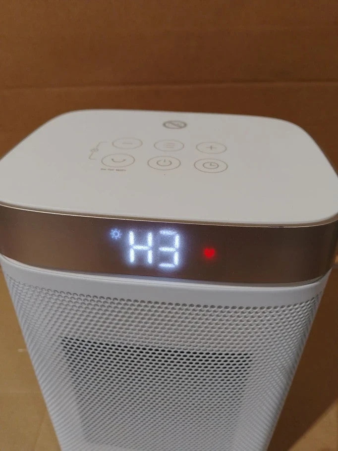 Dreo 1500W Smart Space Heaters Indoor Use Portable Heater 70° Oscillation White