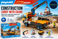 Playmobil 71750 Action Heroes Construction Lorry Crane Toy Children Aged 4+