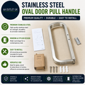 Flybath SUS304 Stainless Steel Towel Ring Wall Mounted Mirror Polished Holder