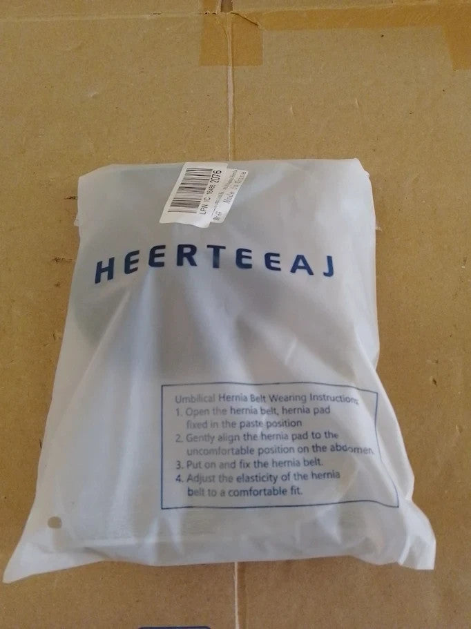 Heerteeaj Umbilical Hernia Belt Unisex Abdominal Binder Belly Small/Medium New