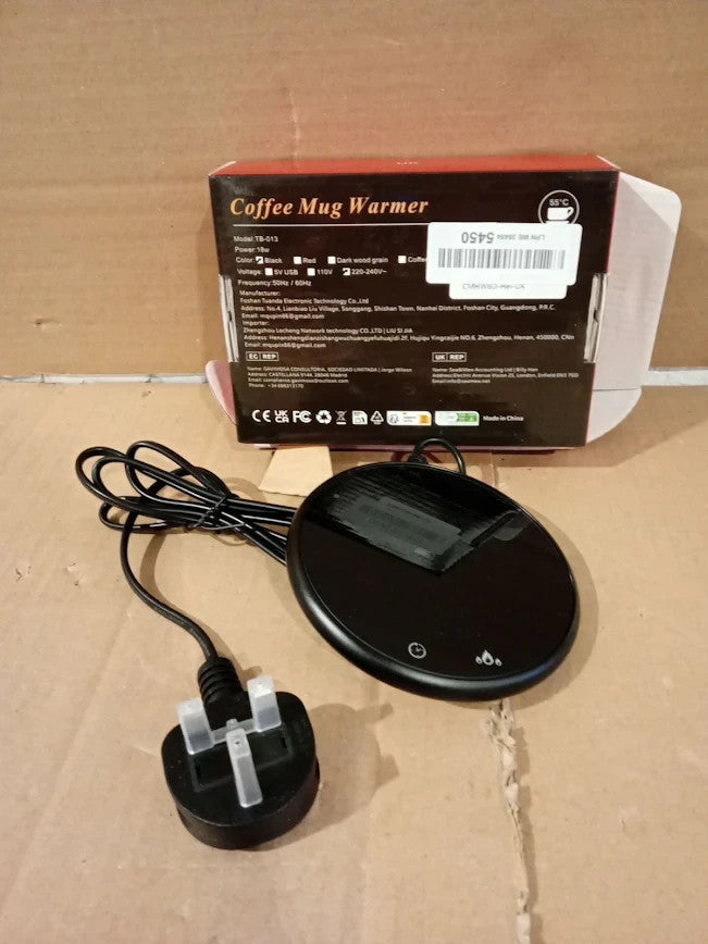 Coffee Mug Warmer Cup Electric Smart Beverage Touch Tech LED Backlit Display New