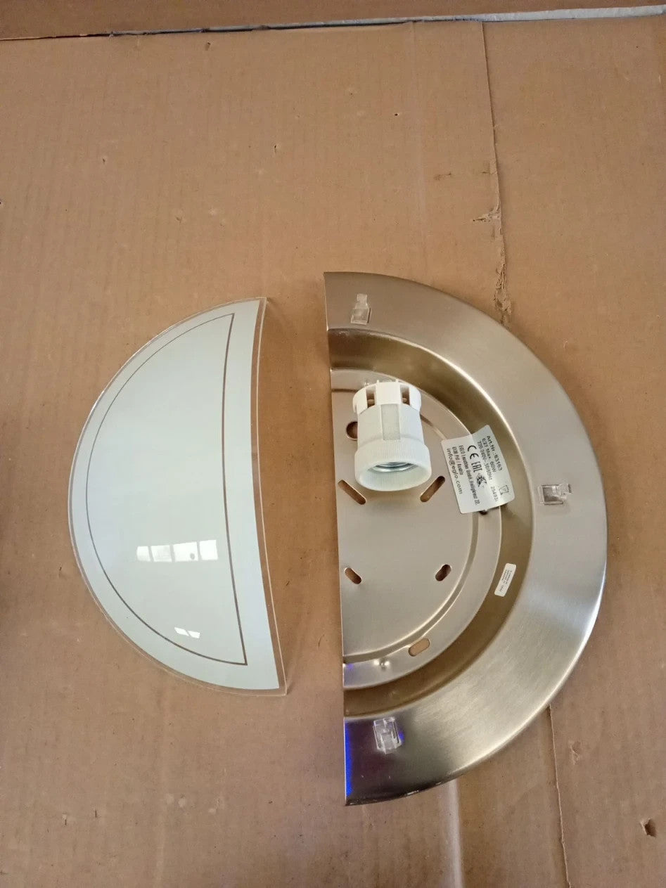 Eglo Wall Lamp Planet 1 Semi Circular Indoor Light Fixture Hallway E27 socket