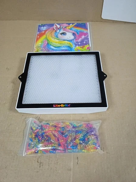 Basic Fun Lite Brite Colour Pop Rainbow Dreams Light Up Creative Toy 6+ New