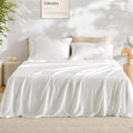 GOKOTTA Cooling Sheets Queen Size Hot Sleeper Breathable Luxury Soft Bamboo New