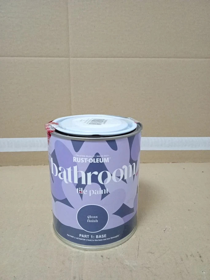 Rust Oleum Red Water Resistant Bathroom Tile Paint Gloss Finish Empire Red