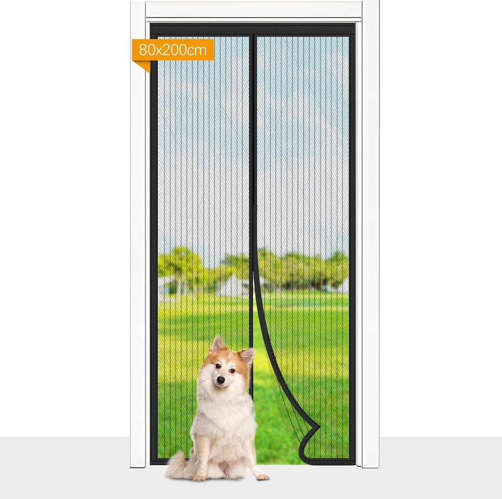Magnetic Fly Screen Door Cloudgree Fly Insect Mesh Curtain 80x200cm Protection