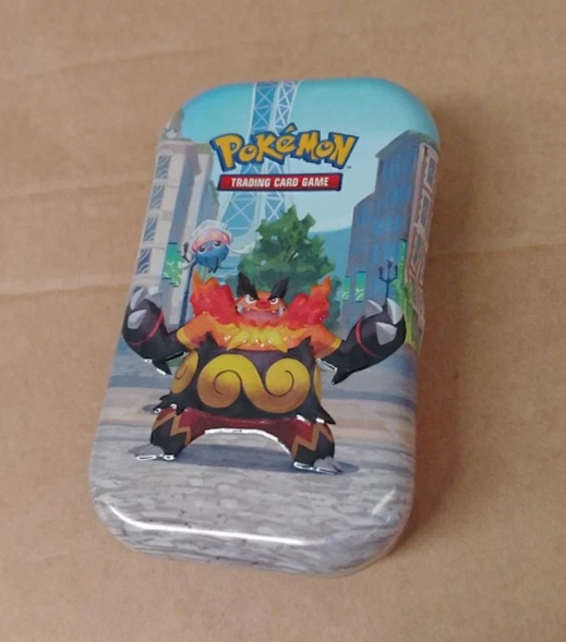Pokemon TCG Mini Tin Lumiose City Emboar Inkay Booster Pack Cards Quality Design