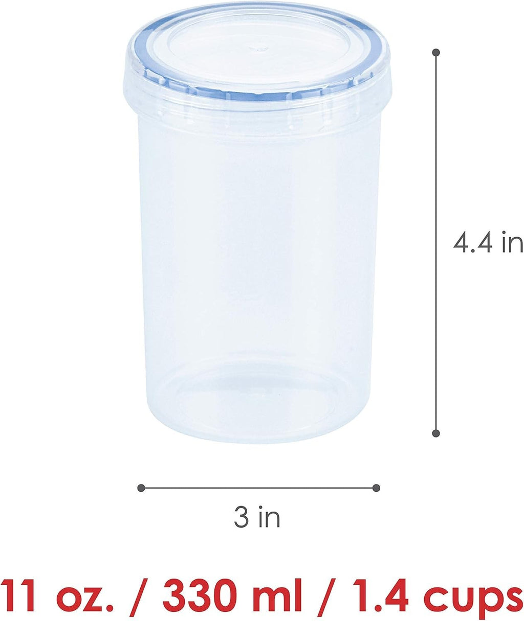 LocknLock Round 330ml Food Storage Containers Lids Airtight Watertight New