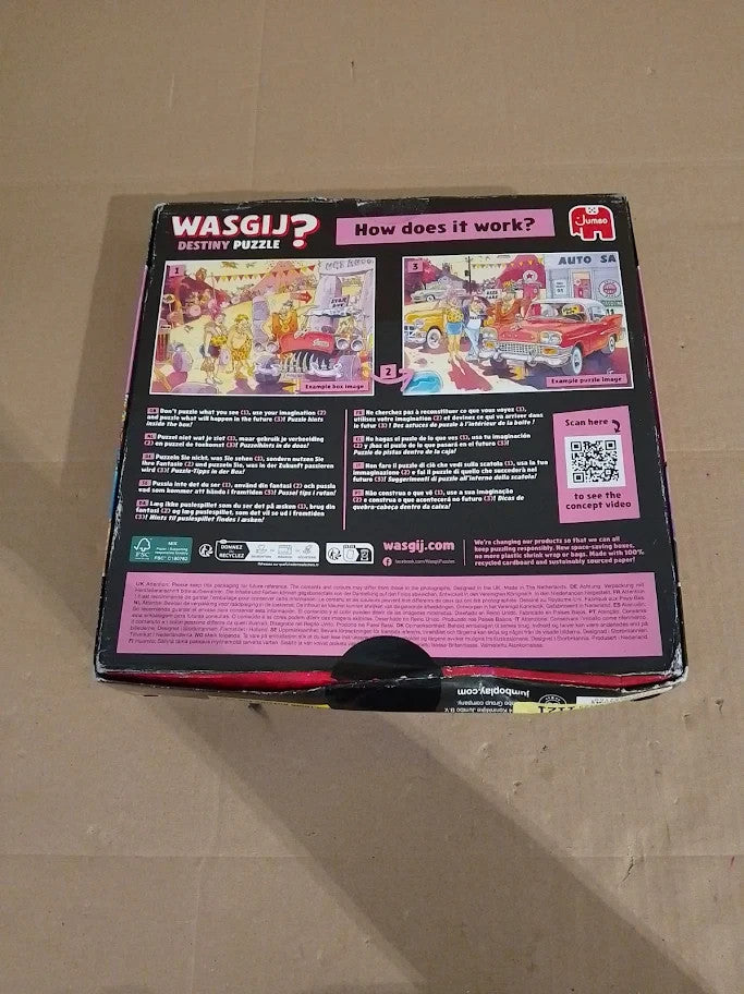 Wasgij Destiny 25 Games Night 1000pcs Jigsaw Puzzles Adults 68x49cm New