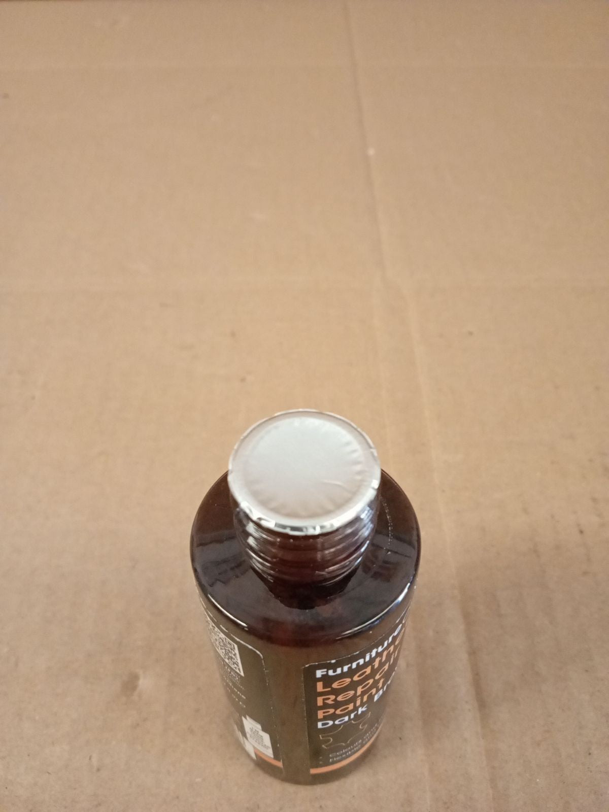 Furniture Clinic Leather Repair Paint Dye Dark Brown 50ml Self Seal Easy Apply