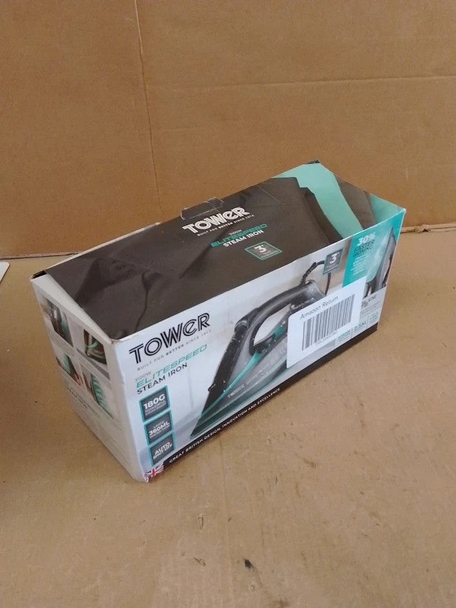 Tower Steam Iron 3100W Fast Heat Up Quick Ironing 180g Steam Boost T22013TL