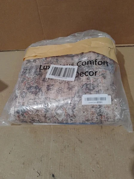 Luxfocus Machine Washable Rugs 120x170cm Low Pile Oriental Carpet Bedroom New
