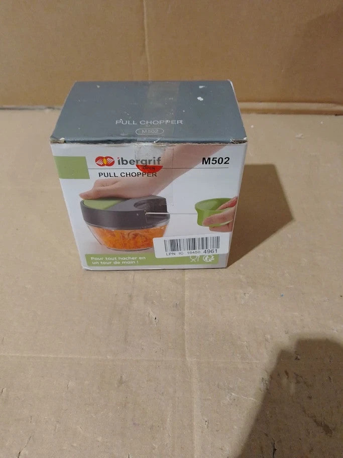 Ibergrif M502 Manual Food Chopper Multi Functional 0.29kg Feeding Port New